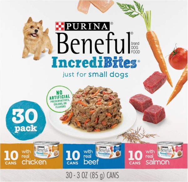 Purina Beneful IncrediBites Small Breed Wet Dog Food Variety Pack