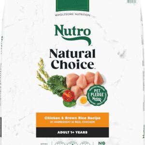 Nutro Natural Choice Adult Dry Dog Food – Chicken & Brown Rice Recipe (30 lbs)